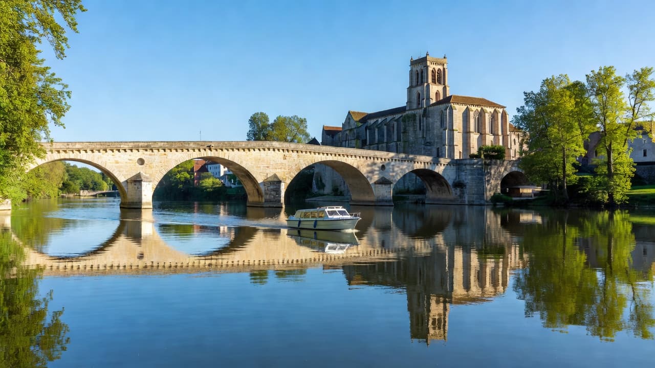 Port de plaisance sur la Moselle, vers Pont-a-Mousson